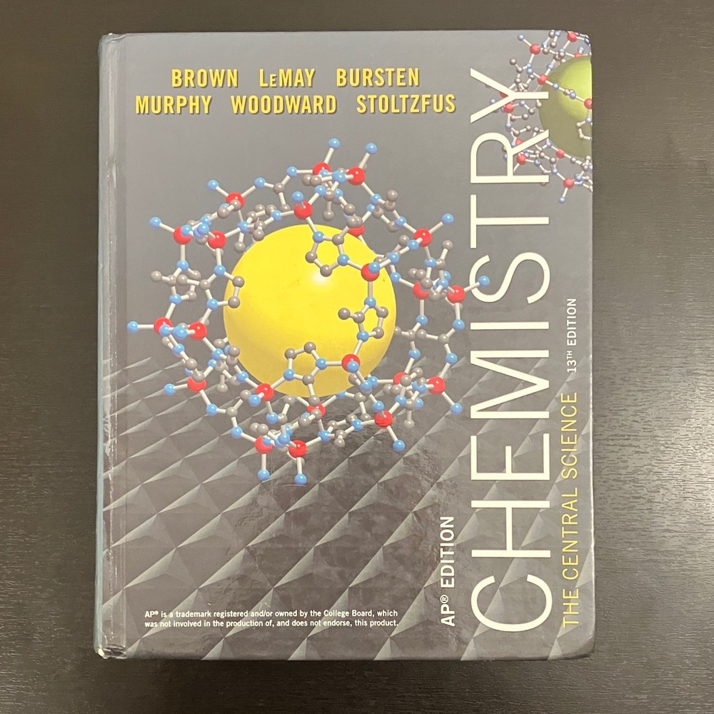 Chemistry: The Central Science 13th Edition AP - Hardcover (Used-Very Good)